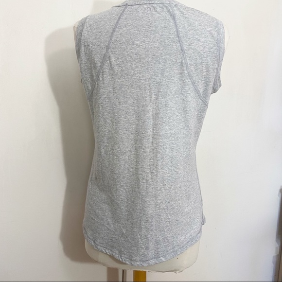 TOMMY HILFIGER logo sleeveless graphic tank top cotton polyester blend M - Picture 3 of 5